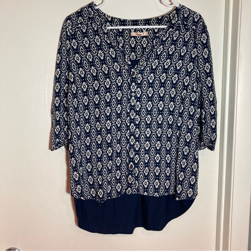 Skies are Blue Aztec top large
